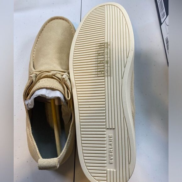 NIB Everlane Men’s Pebble Suede Lace Up The Desert Shoe - Color Sand - Size 11.5 - Picture 8 of 10
